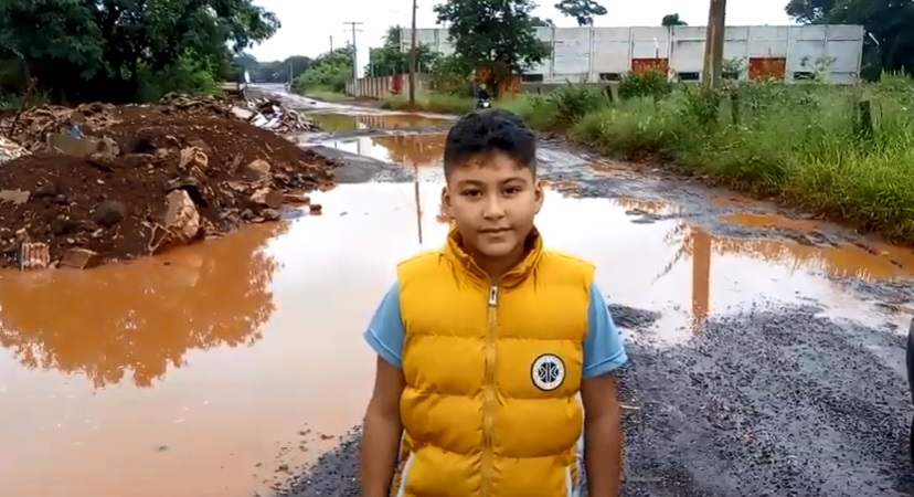 Por conta própria, Arthur luta por melhorias em Dourados desde os 6 anos