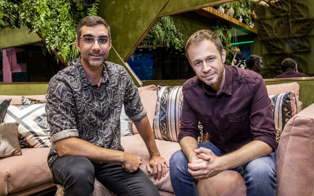 Tiago Leifert e Rodrigo Dourado celebram envolvimento do público com o BBB20