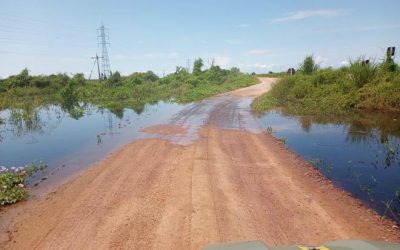 Rio Miranda transborda no Pantanal e água ameaça desvios na MS-184