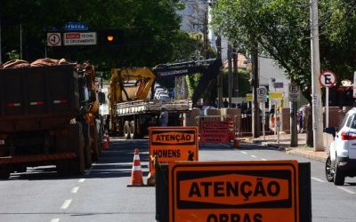 Avenida Afonso Pena é interditada nesta sexta-feira para execução de obras na pista