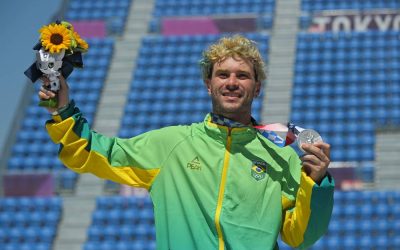 Pedro Barros fatura a prata no encerramento do skate nos Jogos de Tóquio