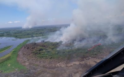 Após 25 dias de estiagem, chuva ameniza calorão e ajuda a apagar incêndios em Corumbá