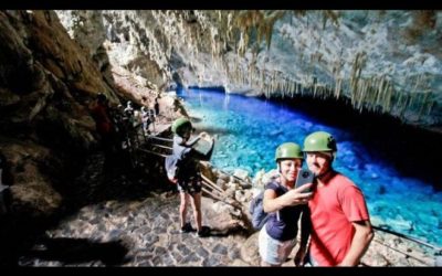 Mesmo com casos de Ômicron, Imasul amplia número de visitantes na Gruta do Lago Azul