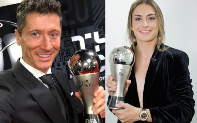 Lewandowski e Alexia Putellas são eleitos melhores jogadores do mundo