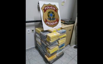 Polícia Federal e Receita fazem maior apreensão de cocaína dos últimos 9 meses no Estado