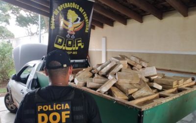 DOF E PRF apreendem quase R$ 20 milhões em pasta base e cloridrato de cocaína