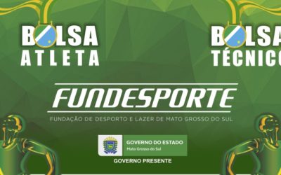 Fundesporte oferece bolsas de R$ 500,00 a R$ 1.500,00 para atletas e técnicos; saiba