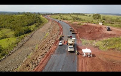 Obras na pavimentação de rodovia que amplia acesso a Bonito seguem aceleradas