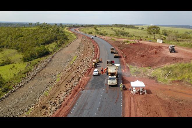 Obras na pavimentação de rodovia que amplia acesso a Bonito seguem aceleradas