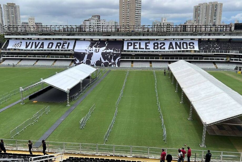 Santos ajusta detalhes de velório de Pelé e terá Lula em 1ª agenda oficial