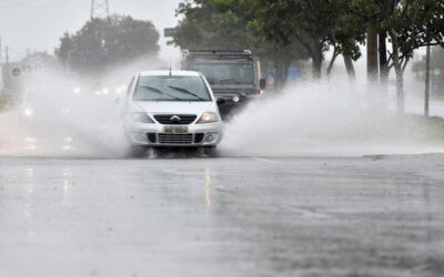 Campo Grande amanhece debaixo de chuva e registra 57 milímetros em poucas horas