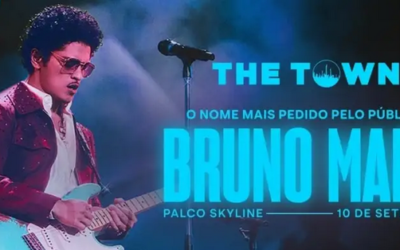 Bruno Mars volta ao Brasil e é anunciado como a nova atração do festival The Town em SP