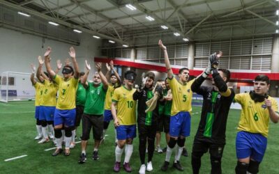 Brasil é bicampeão de Grand Prix Internacional de futebol de cegos