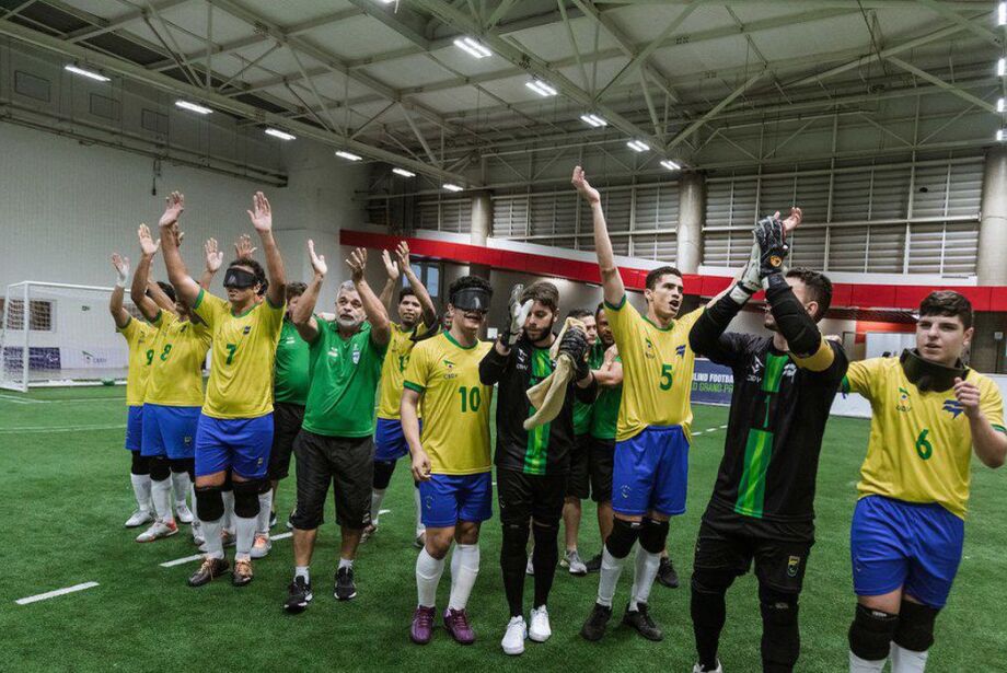 Brasil é bicampeão de Grand Prix Internacional de futebol de cegos