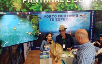 Belezas naturais de Mato Grosso do Sul chamam a atenção do público na feira do agro no Paraguai