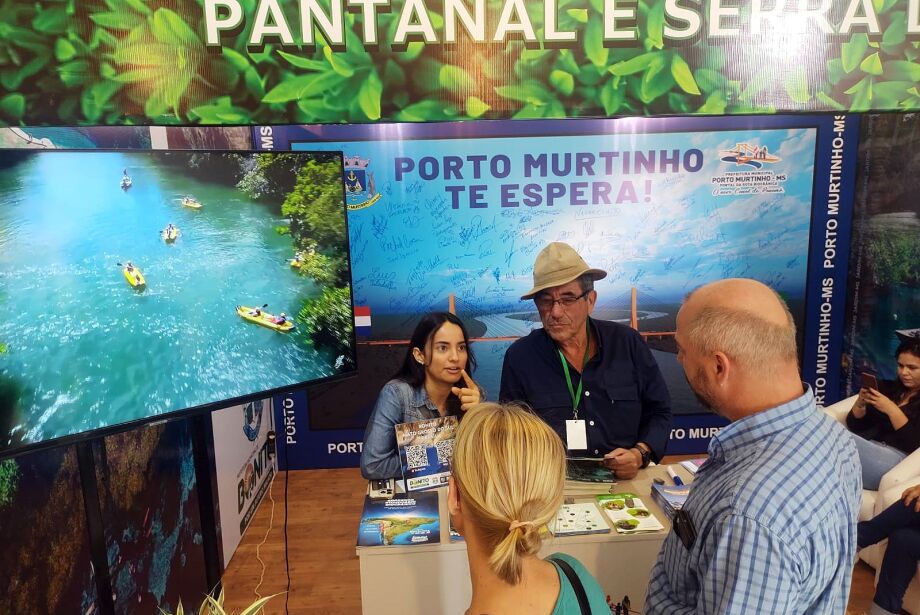 Belezas naturais de Mato Grosso do Sul chamam a atenção do público na feira do agro no Paraguai