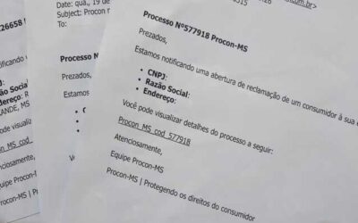 Golpistas usam nome do Procon para roubar dados de empresários em MS