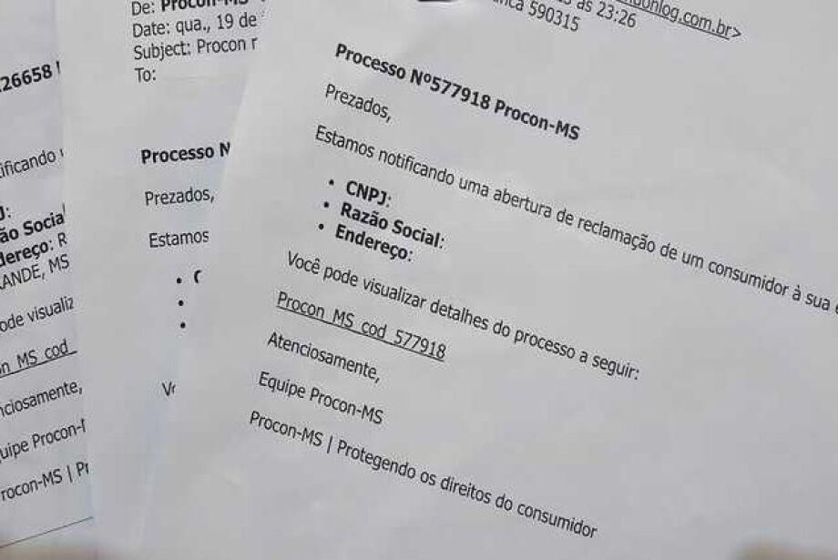 Golpistas usam nome do Procon para roubar dados de empresários em MS