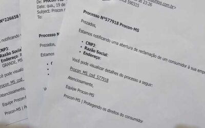 Procon/MS reforça alerta sobre mensagens falsas enviadas a empresas