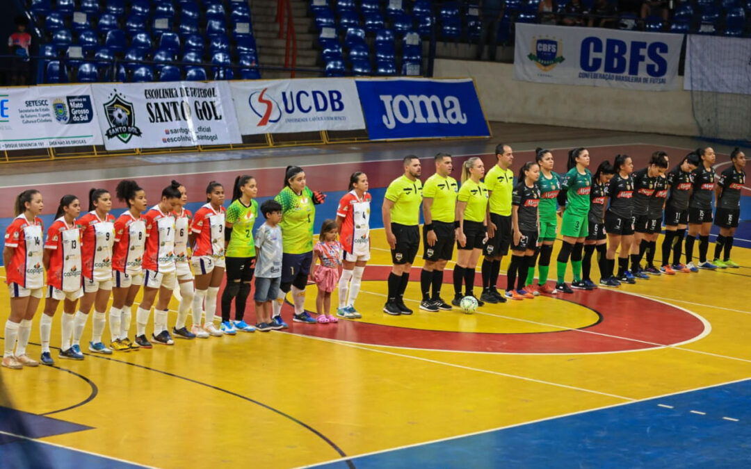 Em jogo eletrizante, Serc/UCDB e Taboão empatam pela Copa do Brasil de futsal feminino