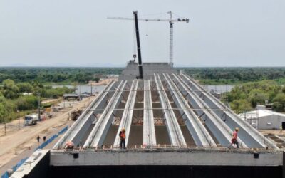 Ponte Bioceânica recebe vigas no lado paraguaio e obras têm mais avanços