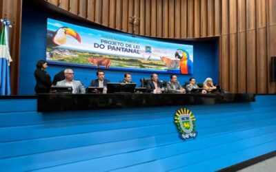 Após entrega da proposta, audiência pública na Alems discute 1ª Lei do Pantanal