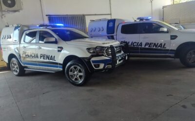 Grupamentos da Polícia Penal recebem novos veículos para transporte de presos e ações operacionais