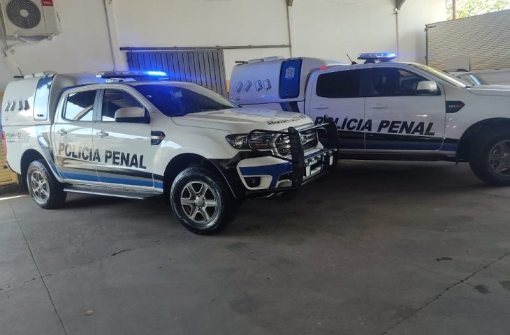 Grupamentos da Polícia Penal recebem novos veículos para transporte de presos e ações operacionais