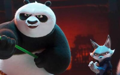 Kung Fu Panda 4 ganha novo pôster com Po e seus amigos; veja